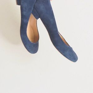 J. Crew Navy Suede Flats